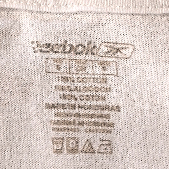 Reebok Men's S Chicago Bears Fan T-Shirt Short Sleeve White Graphic Logo Cotton - Picture 3 of 5